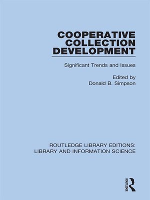 cover image of Cooperative Collection Development
